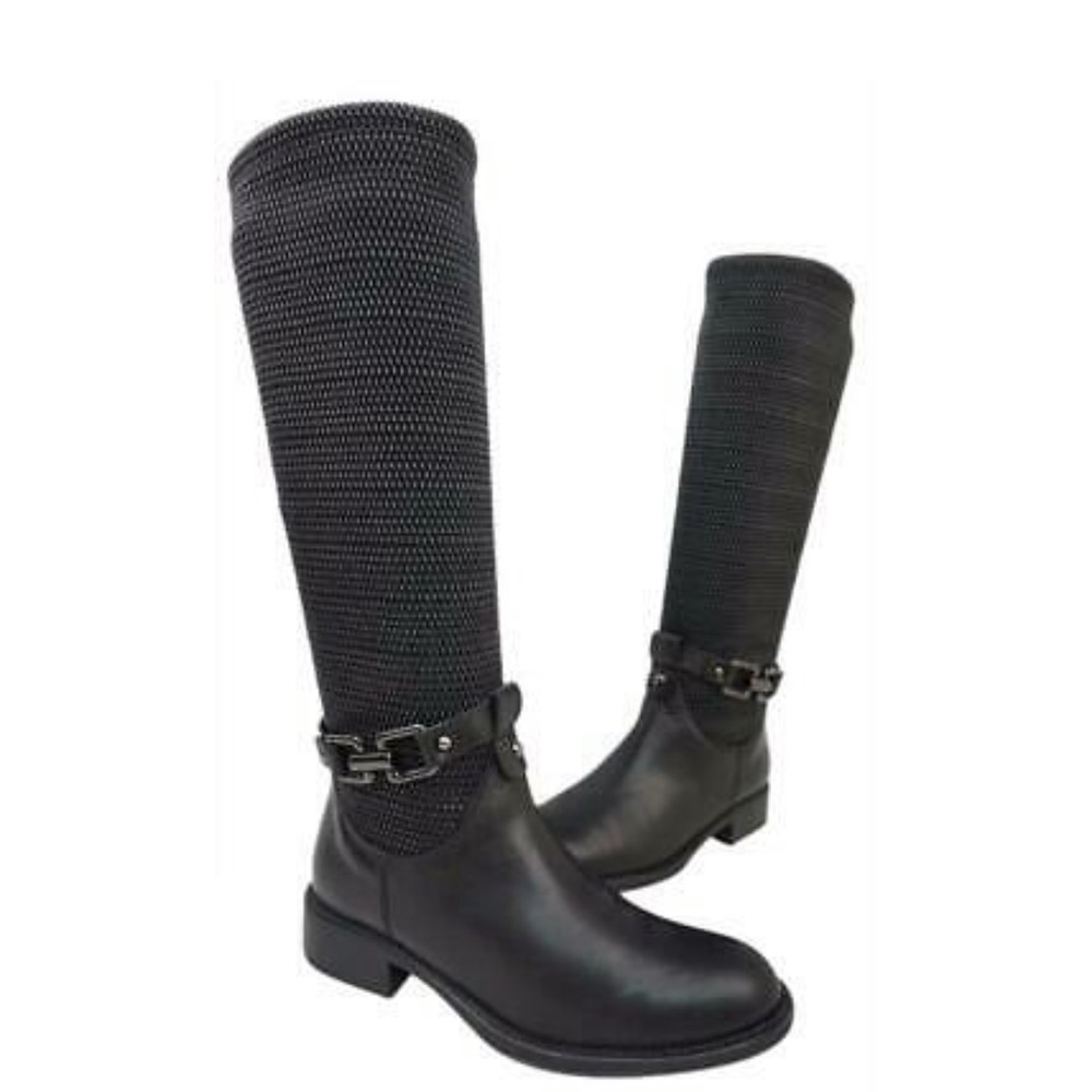 Aquatalia Urope Waterproof Black Boots Women's Size 7.5